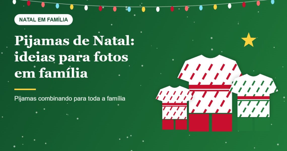 Pijamas de Natal para casal e família: ideias para fotos inesquecíveis